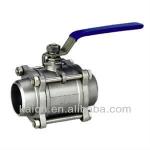 Three Piece Welded Ball Valve