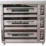 Gas bread baking oven