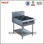 Restaurant Commercial Kitchen Gas Range Cooker(INEO are professional on commercial kitchen project)