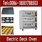 electric deck oven price ( 3 decks 6 trays, MANUFACTURER LOW PRICE)