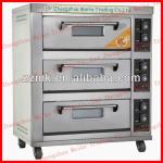 Hot selling new functional 3 decks bakery oven