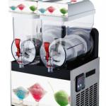 Two tank slush ice machine with handle