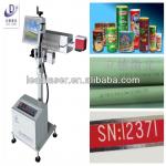 cans packing laser online labeling machine series