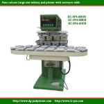 KC-SP4-60618 four colors pad printing machine with conveyer