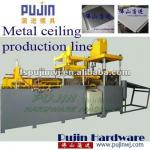 Suspension ceiling panels making machine