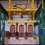 Brick making machine (automatic brick unloading system)