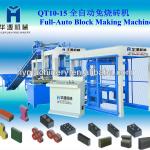 2013 Highest Quality block manufacturing machine QT10-15 full automatic concrete block making machine for hollow brick