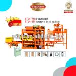 Semi-automatic QTJ4-25C paver block machine cement/concret hollow brick making machine china supplier