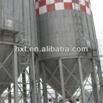 grain silo for seeds with hopper bottom