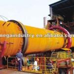 rotary kiln for calcinating ore with steel-casting plate