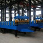 Deck floor roll forming machine