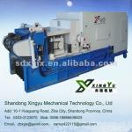 Concrete hollow core slab forming machine