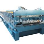 Floor decking sheet roll forming machine