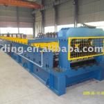 Floor decking forming machine