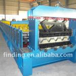 Floor decking forming machine