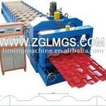 glazed steel roofing panel roll forming machine