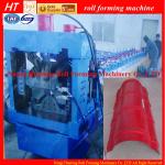 Automatic colored steel ridge tile roll forming machine for roofing