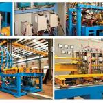 Truss girder welding line