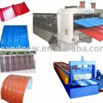 Roofing tile making machine