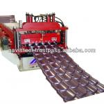 Step tile forming machine