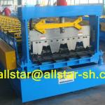 Floor decking sheet roll forming machine; deck sheet roll forming machine