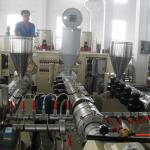 Plastic pe pipe making machine