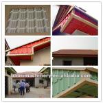 Corrugated step tile forming machine glazed roof tile roll former