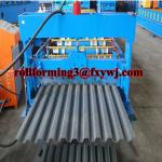 Step tile forming machine