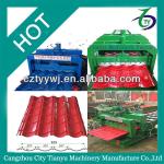 TY automatic glazed tile roof panel corrugated sheet cold roll forming machine