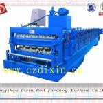 New Design foofing Wall Plate Double Layer Roll Forming Machine aluminium roll former trapezoidal profile roofing equipment