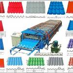 QJ color steel roofing tile forming machine