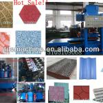 Concrete tile machine