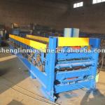 corrugated and trapezoidal double roll forming machine