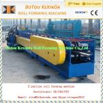 Z Shape steel purline forming machine for building materials in hebei