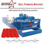 New style 828 color steel roofing tile profile roll forming machine