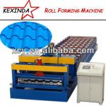 New Style 900 glazed roof tile color coated making machine