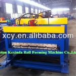 CE certificate1000 glazed roof tile color coated making machine