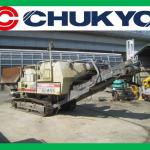 Used Mobile Jaw Crusher Hitachi LT 80J - 2 &lt;SOLD OUT&gt;/ Magnet separator , Remote control , Side Conveyor