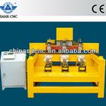 JK-3080S 3-heads Cylinder Stone CNC Router