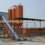 HZS Series Belt Conveyor Concrete Mixing Plant
