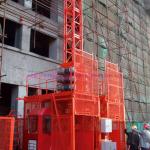 2tons (sc200/200) full automatic double cage construction elevator professional manufacturer designed for Panama