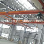 HY common use light duty single beam suspension crane with trajectory