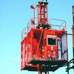 Double cages Construction building hoist