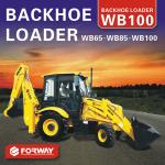 Backhoe H Loader -vertical stabilizer