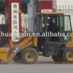 working sweeper loader