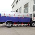 high pressure water cleaning washing truck