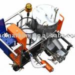 Self-propelled thermoplastic road marking machine