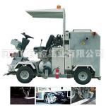 Small driving type airless road marking machine