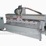 Eight Head four axis types of woodworking machine for cylinder making