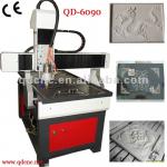 QD-6090 3d cutting marble machine/ mini cnc router machine